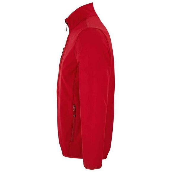 SOLS Mens Falcon Recycled Soft Shell Jacket / Pepper Red - Picture 2 of 3